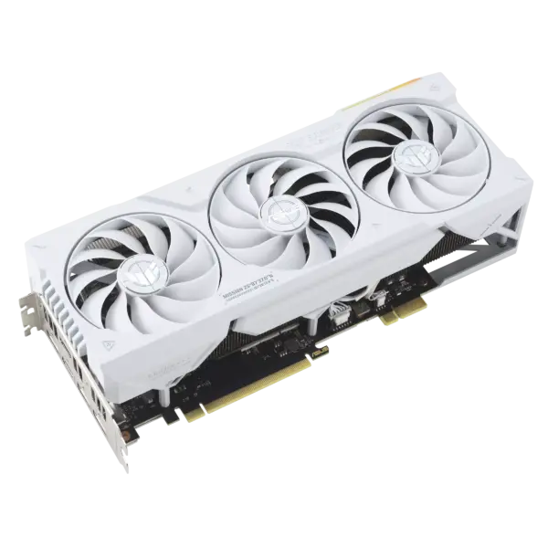TARJETA DE VIDEO ASUS (TUF-RTX4070TIS-16G-BTF-WHIT E) REQUIERE CONECTOR BTF,PCI 4,2*HDMI,3*DP,3*FAN - Image 3