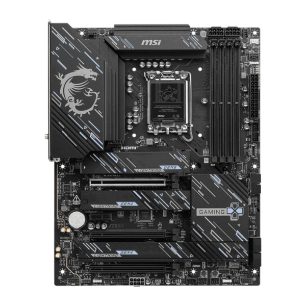 MOTHERBOARD MSI (Z890 GAMING PLUS WIFI) SOCKET 1851, 4*DDR5 9200 , HDMI, THUNDEBOLT, 4*M.2, ATX - Image 2