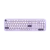 KIT TECLADO Y MOUSE INALAMBRICO ACTECK (AC-940214) MK485 CHIC K-COLORS,RF USB,105 TECLAS,100%,VIOLETA
