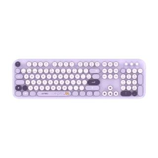 KIT TECLADO Y MOUSE INALAMBRICO ACTECK (AC-940214) MK485 CHIC K-COLORS,RF USB,105 TECLAS,100%,VIOLETA