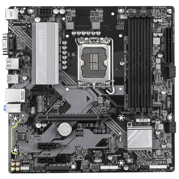 MOTHERBOARD GIGABYTE (B760M D3HP) SOCKET 1700, 4*DDR5 5600MHZ, HDMI, VGA, DP,MICRO ATX - Image 2
