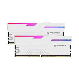 MEMORIA DIMM DDR5 PREDATOR (BL.9BWWR.399) HERMES, RGB, GAMING, 32GB (2X16GB), BLANCO 6800 MTS, CL32