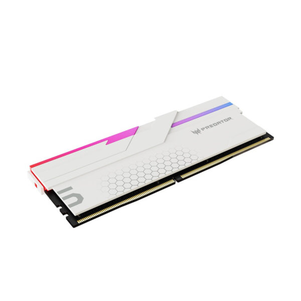 MEMORIA DIMM DDR5 PREDATOR (BL.9BWWR.399) HERMES, RGB, GAMING, 32GB (2X16GB), BLANCO 6800 MTS, CL32 - Image 2