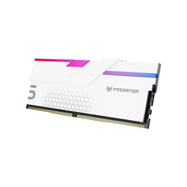 MEMORIA DIMM DDR5 PREDATOR (BL.9BWWR.399) HERMES, RGB, GAMING, 32GB (2X16GB), BLANCO 6800 MTS, CL32 - Image 3