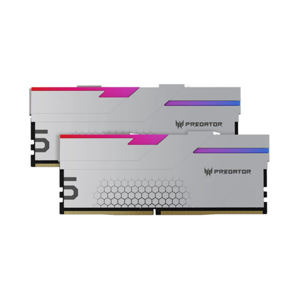 MEMORIA DIMM DDR5 PREDATOR (BL.9BWWR.446) HERMES, RGB, GAMING, 48GB (2X24GB), PLATA, 6800 MT/S, CL34