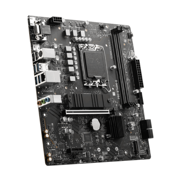 MOTHERBOARD MSI (PRO B760M-G) SOCKET 1700, 2*DDR5 4800,HDMI,DP, D-SUB, 2*M.2, MICRO ATX - Image 4