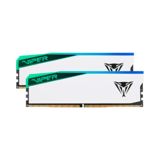 MEMORIA DIMM DDR5 PATRIOT (PVER532G60C30KW) VIPER ELITE 5,32GB (2X16GB) RGB, 6000MHZ, WHITE,CL30