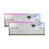 MEMORIA DIMM DDR5 PREDATOR (BL.9BWWR.365) VESTA II, RGB, GAMING, 64GB (2X32GB), PLATA, 6400 MTS,