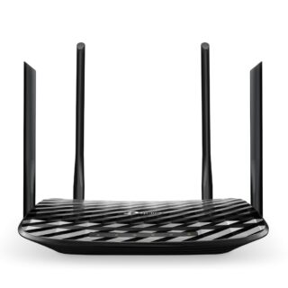 ROUTER TP-LINK (ARCHER C6) AC1200, INALAMBRICO, 867MBPS, 5X GIGABIT, DUAL 2.4/5GHZ, 4 ANTENAS