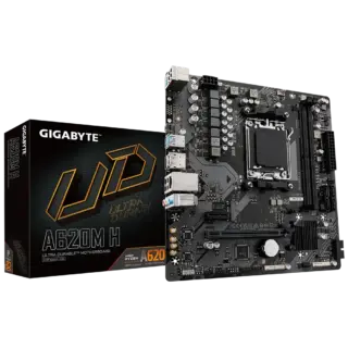 MOTHERBOARD GIGABYTE (A620M H) SOCKET AM5, 2*DDR5 6400MHZ, HDMI, DP,MICRO ATX