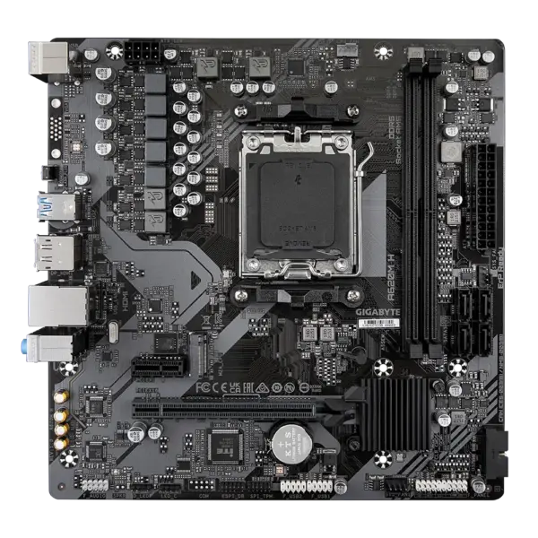 MOTHERBOARD GIGABYTE (A620M H) SOCKET AM5, 2*DDR5 6400MHZ, HDMI, DP,MICRO ATX - Image 2