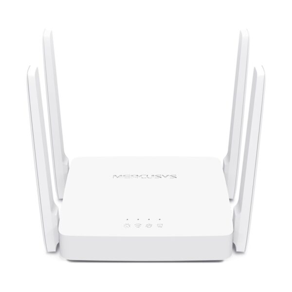 ROUTER MERCUSYS (AC10) AC1200, INALAMBRICO, 867MBPS, 3X ETHERNET, DUAL 2.4/5GHZ, 4 ANTENAS