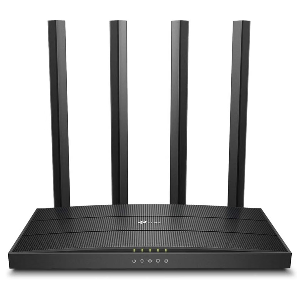 ROUTER TP-LINK (ARCHER C6) AC1200, INALAMBRICO, 867MBPS, 5X GIGABIT, DUAL 2.4/5GHZ, 4 ANTENAS