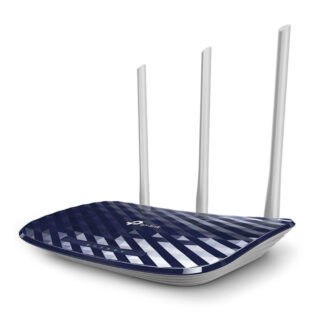 ROUTER TP-LINK (ARCHER C20 W) AC1750, INALAMBRICO,433MBPS, 5X ETHERNET, DUAL 2.4/5GHZ, 3 ANTENAS
