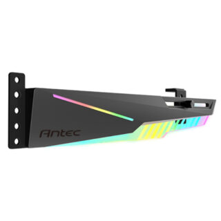 SOPORTE P/ TARJETA DE VIDEO ANTEC (AT-HGPUH-ARGB-BK) DAGGER ARGB,HORIZONTAL,AJUSTABLE, 270MM,NEGRO