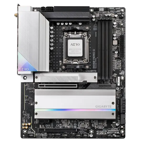 MOTHERBOARD GIGABYTE (B650 AERO G) SOCKET AM5, 4*DDR5 8000MHZ, HDMI, DP, ATX, WIFI6/BT - Image 2