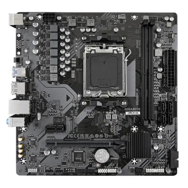 MOTHERBOARD GIGABYTE (B650M H) SOCKET AM5, 2*DDR5 6400MHZ, HDMI, DP,MICRO ATX - Image 2