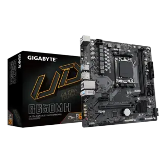 MOTHERBOARD GIGABYTE (B650M H) SOCKET AM5, 2*DDR5 6400MHZ, HDMI, DP,MICRO ATX