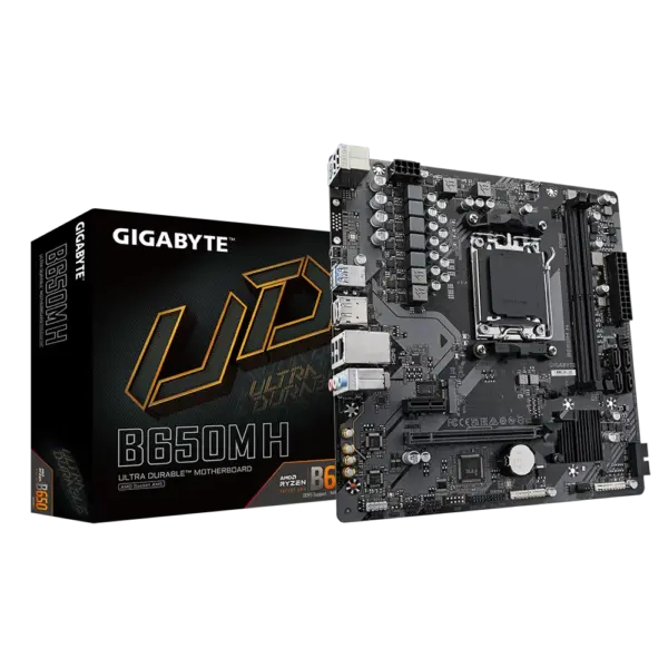 MOTHERBOARD GIGABYTE (B650M H) SOCKET AM5, 2*DDR5 6400MHZ, HDMI, DP,MICRO ATX