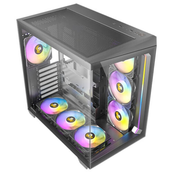 GABINETE ANTEC (C5 ARGB) CONSTELLATION C5 ARGB NEGRO,ATX, M-ATX, ITX, S/FUENTE - Image 2