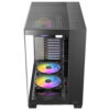 GABINETE ANTEC (C8 ARGB) CONSTELLATION C8 E-ATX,CRISTAL,S/FUENTE,3*FAN,1*USB-C,2*USB 3.0,NEGRO - Image 2