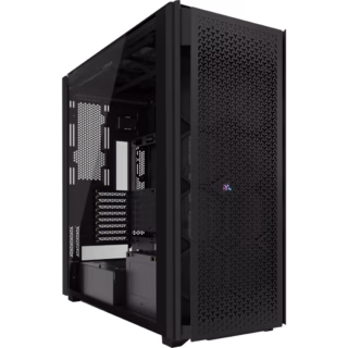 GABINETE CORSAIR (CC-9011273-WW) ICUE LINK 9000 AIRFLOW,CRISTAL TEMP,SUPER TORRE,SIN FUENTE,NEGRO