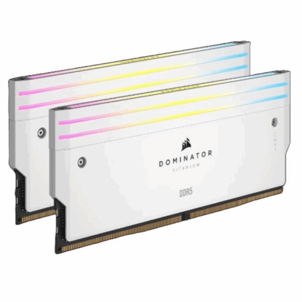 MEMORIA DIMM DDR5 CORSAIR (CMP32GX5M2B6000C30W) 32GB (2X16GB) 6000MHZ DOMINATOR TITANIUM BLANCO CL30 - Image 2