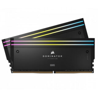 MEMORIA DIMM DDR5 CORSAIR (CMP64GX5M2B6000C30) 64GB (2X32GB) 6000MHZ DOMINATOR TITANIUM NEGRO CL30
