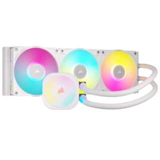 VENTILADOR P/CPU CORSAIR (CW-9061021-WW) ICUE LINK TITAN RX RGB,360MM,ENFRIAMIENTO LIQUIDO,BLANCO