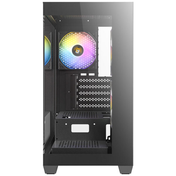 GABINETE ANTEC (0-761345-10142-4) CX300M ARGB NEGRO, MICRO-ATX, ITX, S/FUENTE - Image 2