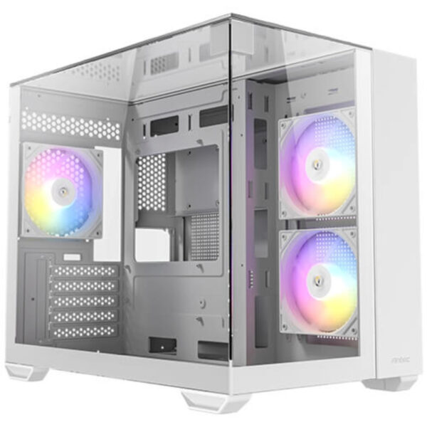 GABINETE ANTEC (CX600M TRIO ARGB WHITE B) CX600M TRIO ARGB BLANCO, MICRO-ATX, ITX, S/FUENTE
