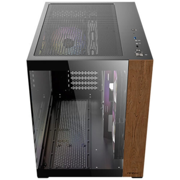 GABINETE ANTEC (CX600M WOOD ARGB B) CX600M WOOD ARGB, MICRO-ATX, ITX, S/FUENTE - Image 2