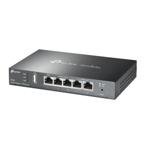 ROUTER TP-LINK (ER605) VPN OMODA ER605, BALANCEADOR DE CARGA, MULTI WAN, 25000 SESIONES, ALAMBRICO - Image 3
