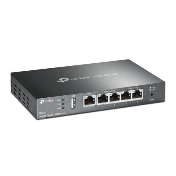 ROUTER TP-LINK (ER605) VPN OMODA ER605, BALANCEADOR DE CARGA, MULTI WAN, 25000 SESIONES, ALAMBRICO - Image 2