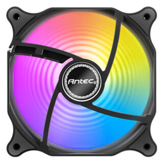 VENTILADOR P/GABINETE ANTEC (F12 RACING ARGB) 1 FAN 120MM ARGB,1500 RPM,NEGRO