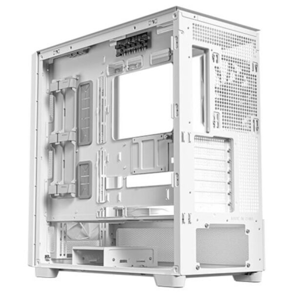 GABINETE ANTEC (0-761345-10134-9) FLUX, BLANCO/MADERA, E-ATX, ATX, M-ATX, ITX, S/FUENTE - Image 2