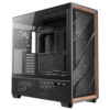 GABINETE ANTEC (FLUX PRO) FLUX PRO, NEGRO/MADERA, E-ATX, ATX, M-ATX, ITX, S/FUENTE