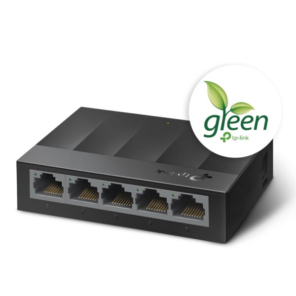 SWITCH TP-LINK (LS1005G) ESCRITORIO/PARED, 5X GIBABIT, 10 GBPS, 2000 ENTRADAS, NO ADMINISTRABLE - Image 2