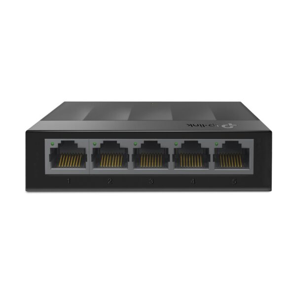 SWITCH TP-LINK (LS1005G) ESCRITORIO/PARED, 5X GIBABIT, 10 GBPS, 2000 ENTRADAS, NO ADMINISTRABLE