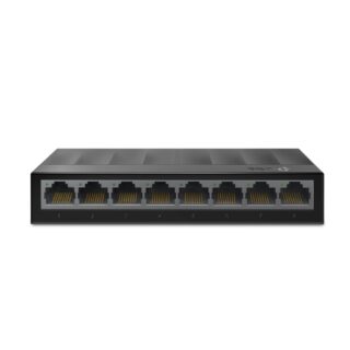 SWITCH TP-LINK (LS1008G) ESCRITORIO/PARED, 8X GIGABIT, 16 GBPS, 4000 ENTRADAS, NO ADMINISTRABLE