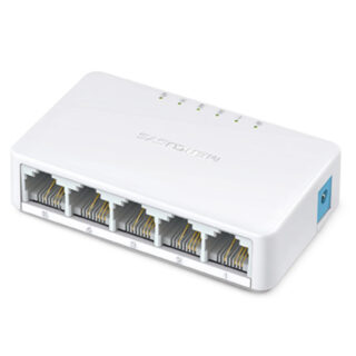 SWITCH MERCUSYS (MS105) ESCRITORIO, 5X ETHERNET, 1GBPS, NO ADMINISTRABLE