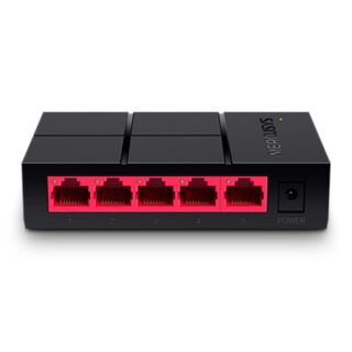 SWITCH MERCUSYS (MS105G) ESCRITORIO, 5X GIGABIT, 1GBPS, NO ADMINISTRABLE