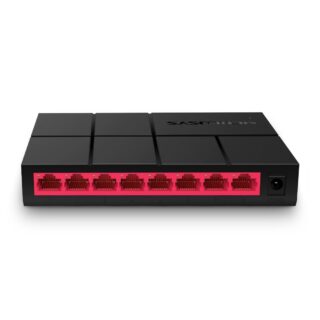 SWITCH MERCUSYS (MS108G) ESCRITORIO, 8X GIGABIT, COMPACTO, NO ADMINISTRABLE