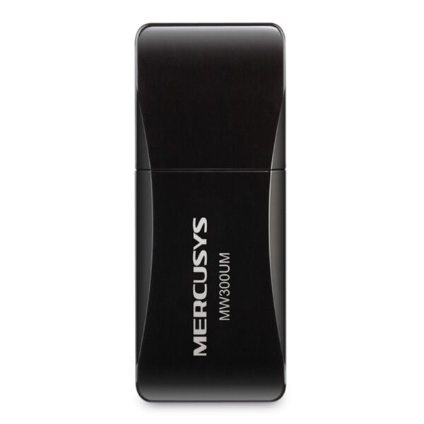 ADAPTADOR DE RED INALAMBRICO MERCUSYS (MW300UM) N300, MINI USB, 300MBPS, 2.4GHZ, COMPARTE WIFI