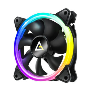 VENTILADOR P/GABINETE ANTEC (NEON 120 ARGB) 1 FAN 120MM ARGB,1600 RPM,NEGRO