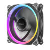 VENTILADOR P/GABINETE ANTEC (NEO PRIZM T3 120 ARGB) 120MM ARGB PWM FAN, NEGRO