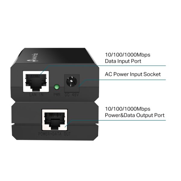 INYECTOR POE TP-LINK (TL-POE150S) POE, INYECTOR, 1X GIGABIT - Image 2