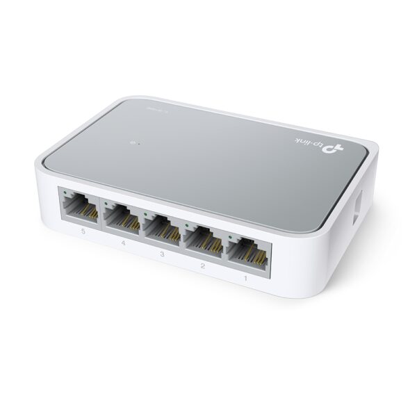 SWITCH TP-LINK (TL-SF1005D) ESCRITORIO, 5X ETHERNET, 1 GBPS, 1000 ENTRADAS, NO ADMINISTRABLE - Image 2