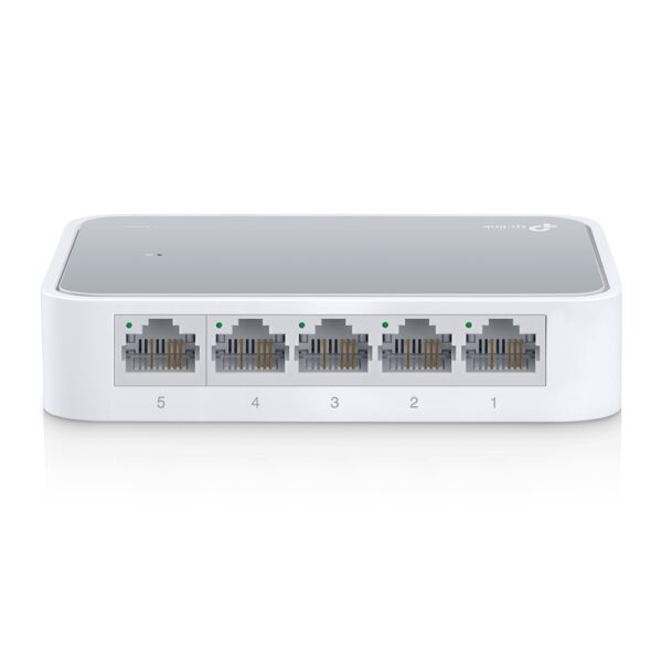 SWITCH TP-LINK (TL-SF1005D) ESCRITORIO, 5X ETHERNET, 1 GBPS, 1000 ENTRADAS, NO ADMINISTRABLE