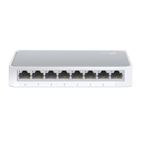 SWITCH TP-LINK (TL-SF1008D) ESCRITORIO, 8X ETHERNET, 10 GBPS, 1000 ENTRADAS, NO ADMINISTRABLE - Image 2